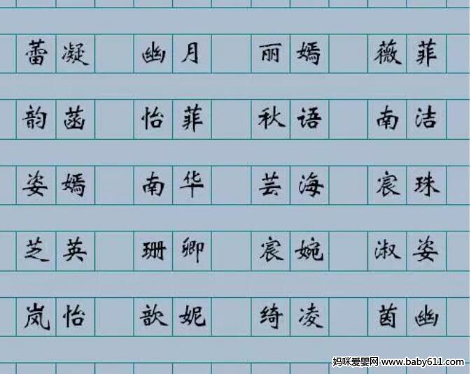 宝宝起名字要听着顺耳,念着顺口,写着顺手